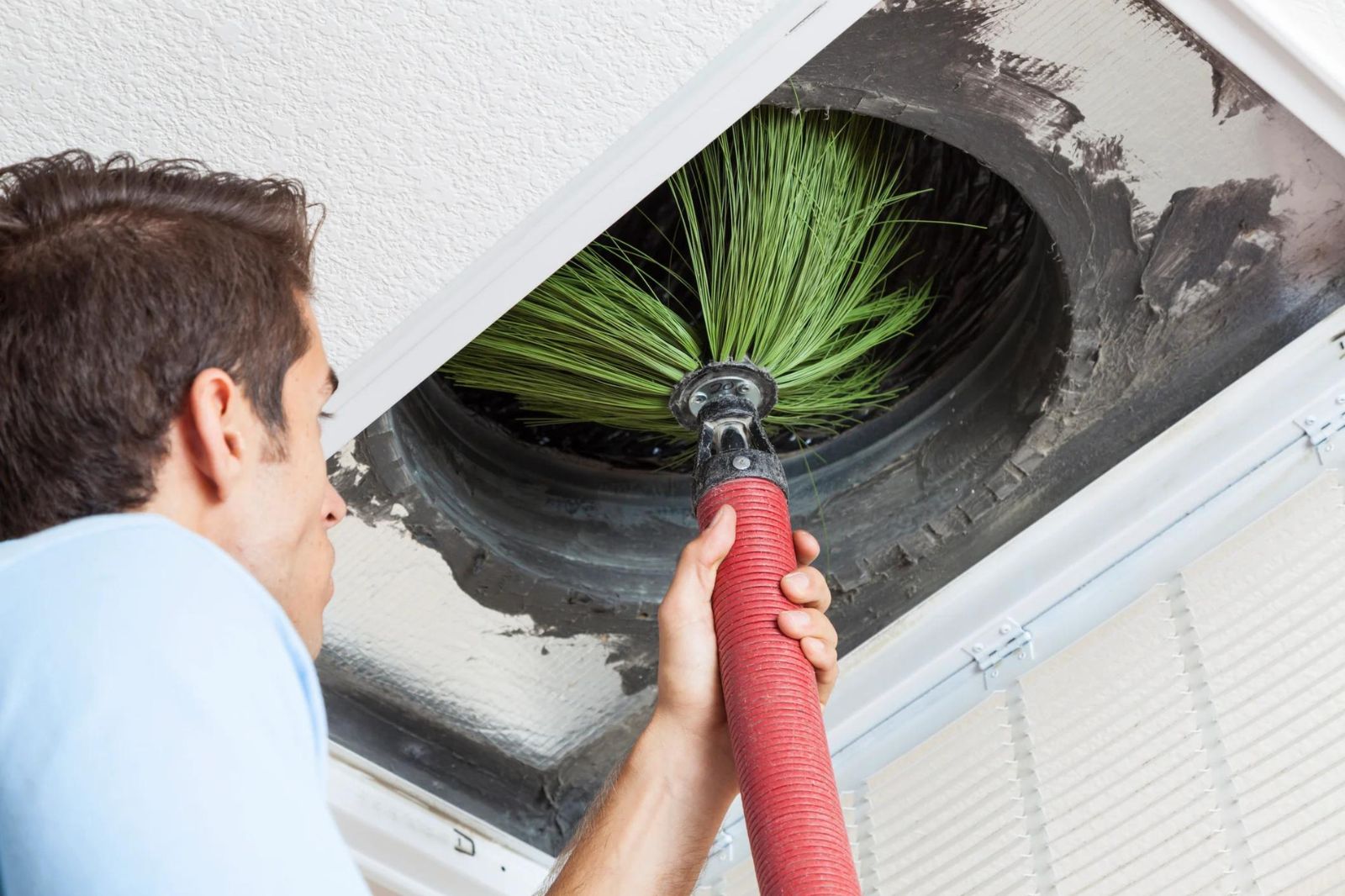 Duct Cleaning and Maintenance service is running for an residential project